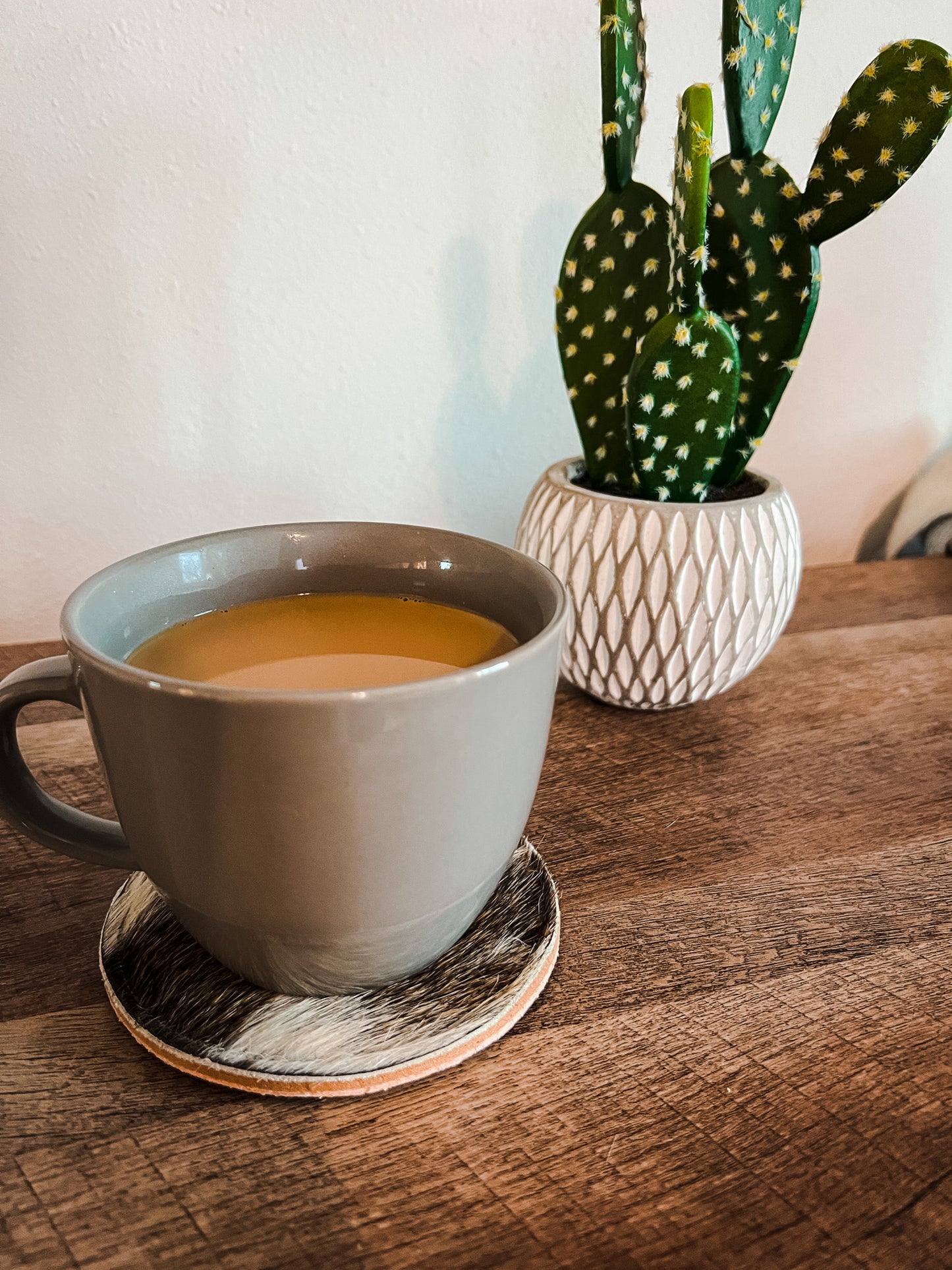 Cowhide Coasters