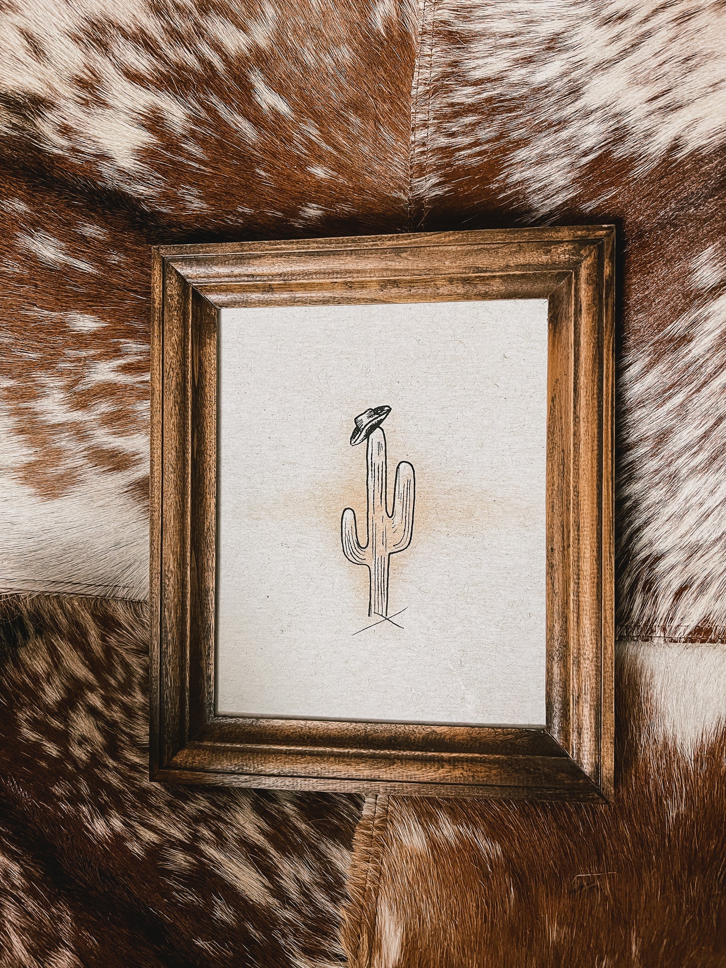 Cactus Cowboy Print