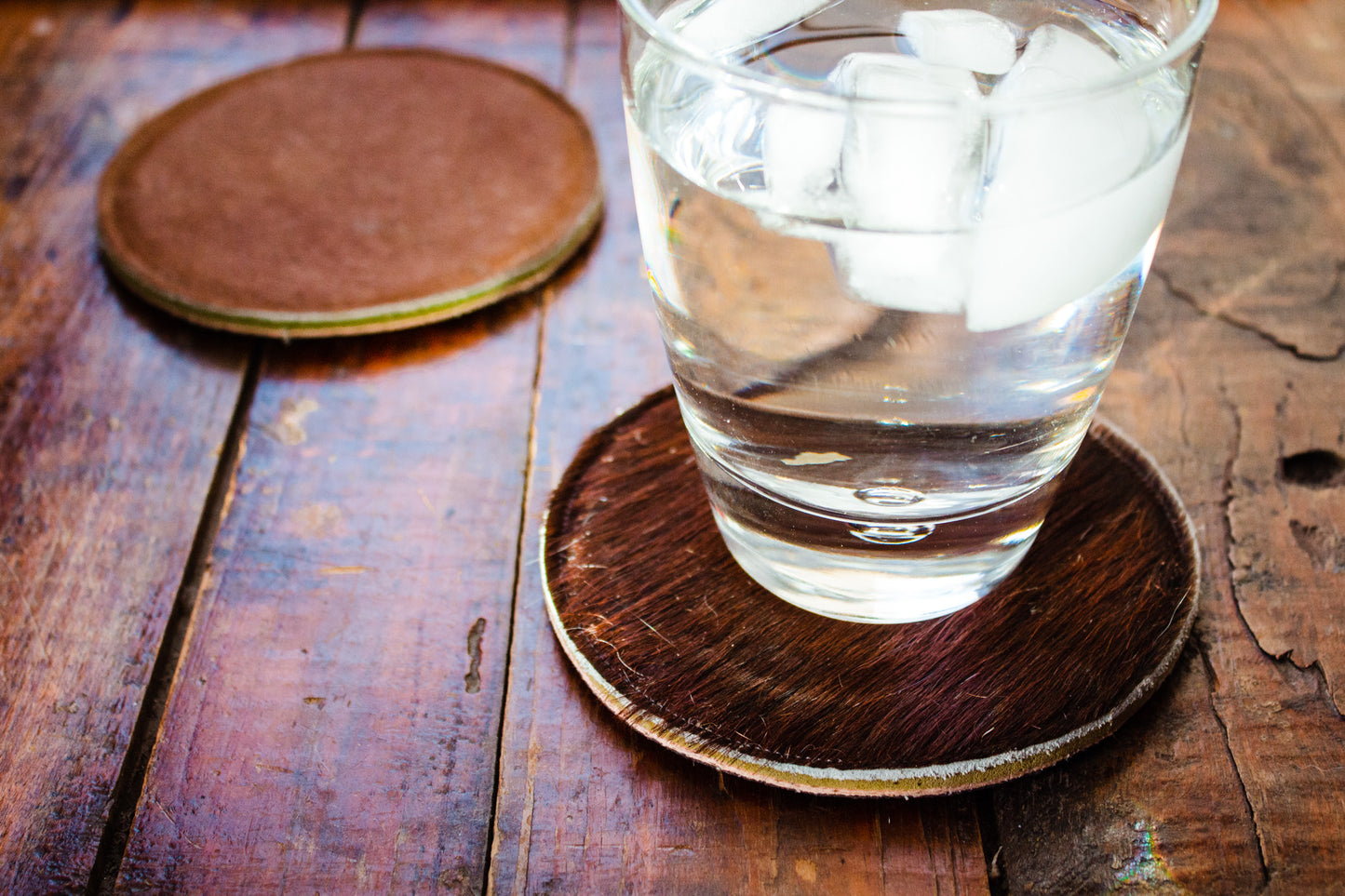 Cowhide Coasters