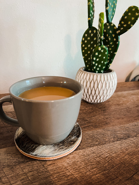 Cowhide Coasters